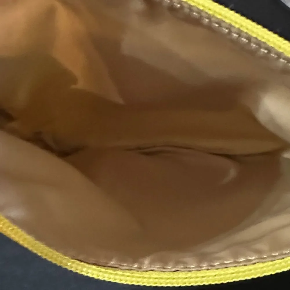 Coach Vibrant Yellow Logo Pouch